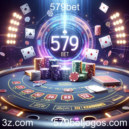 Imagem promocional da 579bet mostrando a plataforma e suas vantagens